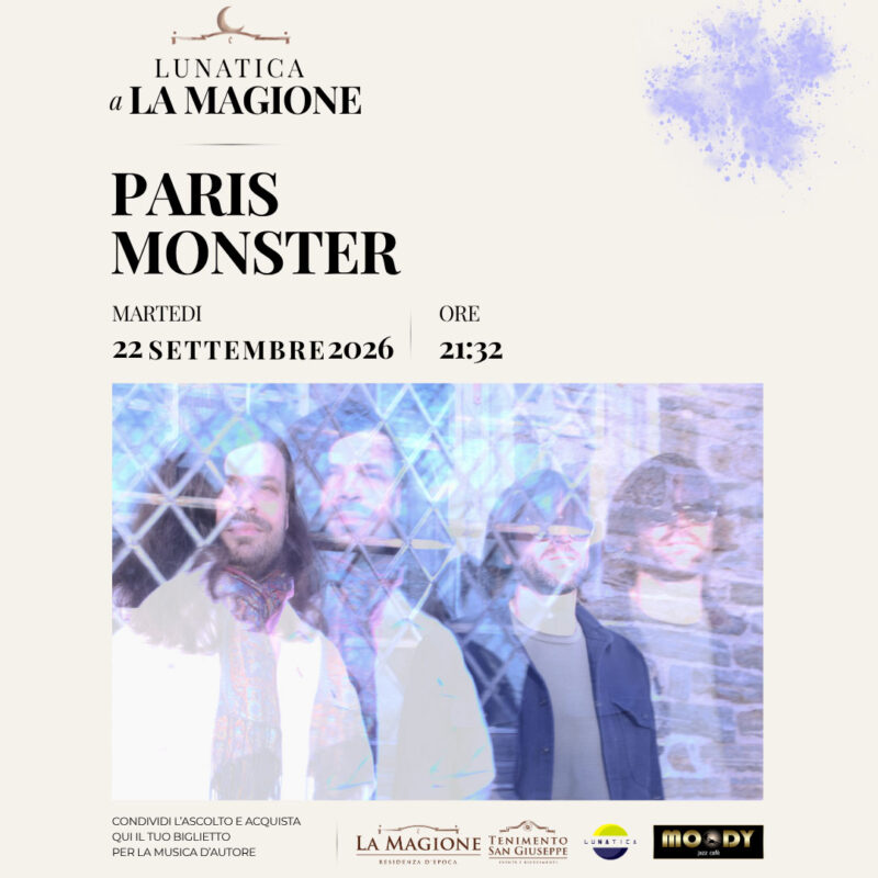 22 Settembre – PARIS MONSTER